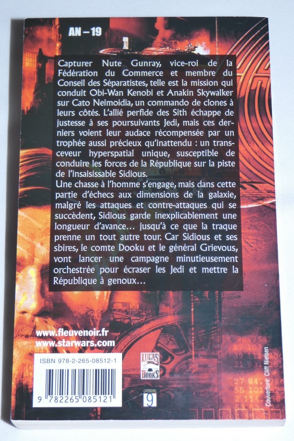 Star Wars - Le labyrinthe du mal dos