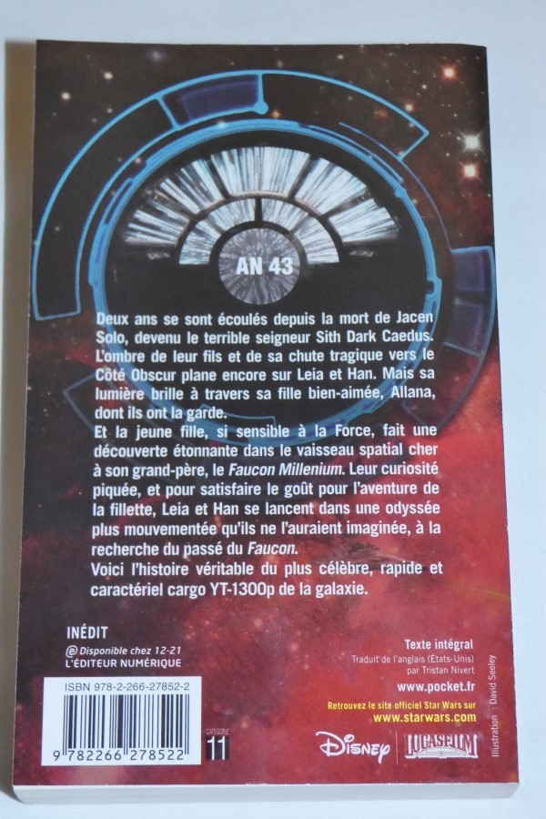 Star Wars - Le Faucon Millenium dos
