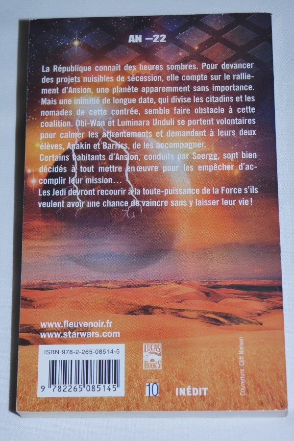 Star Wars - Tempête intergalactique dos