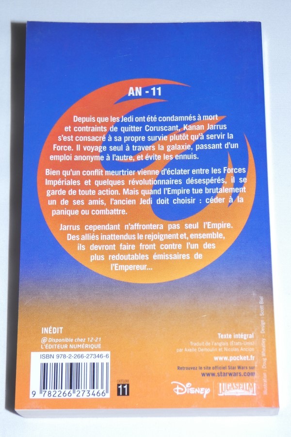 Star Wars - Une nouvelle aube dos