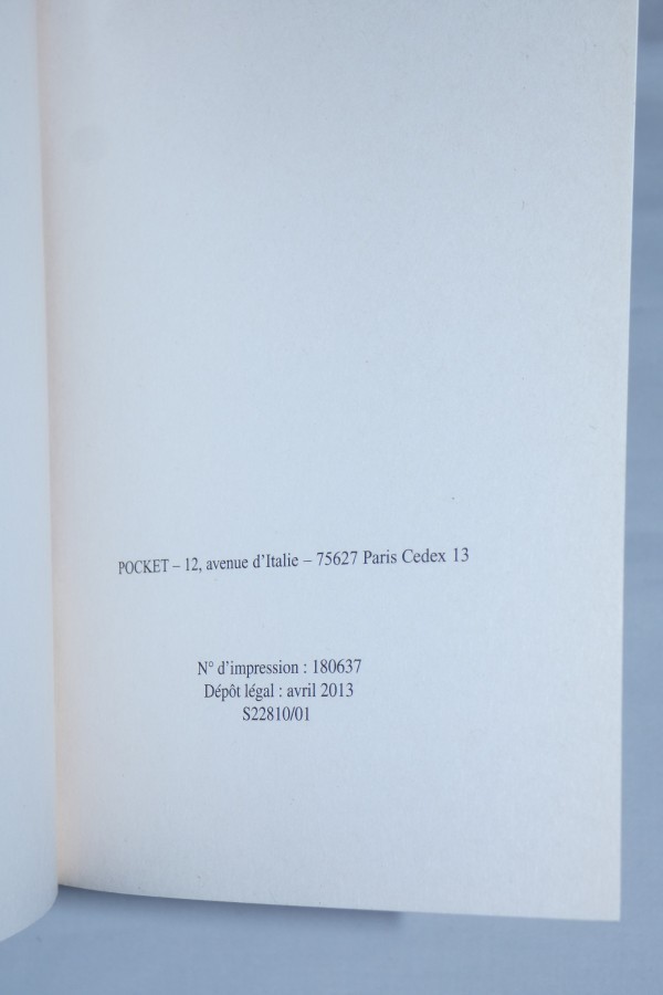 Star Wars - Présage dépôt légal