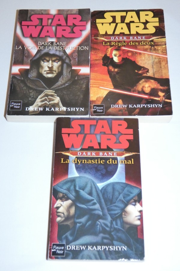 Star Wars - Trilogie Dark Bane couvertures