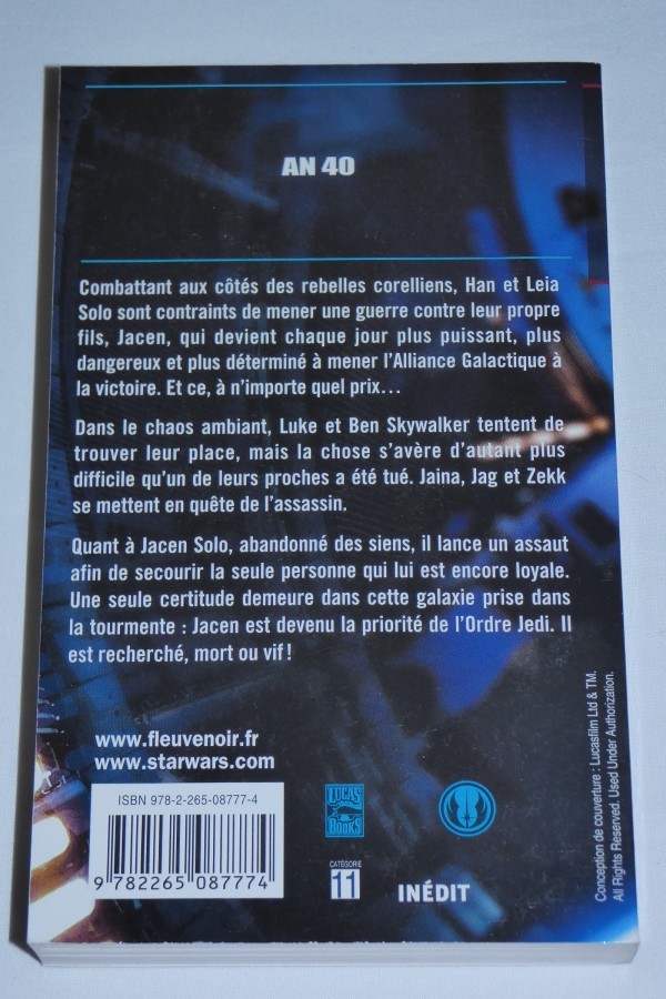 Star Wars - Fureur - dos