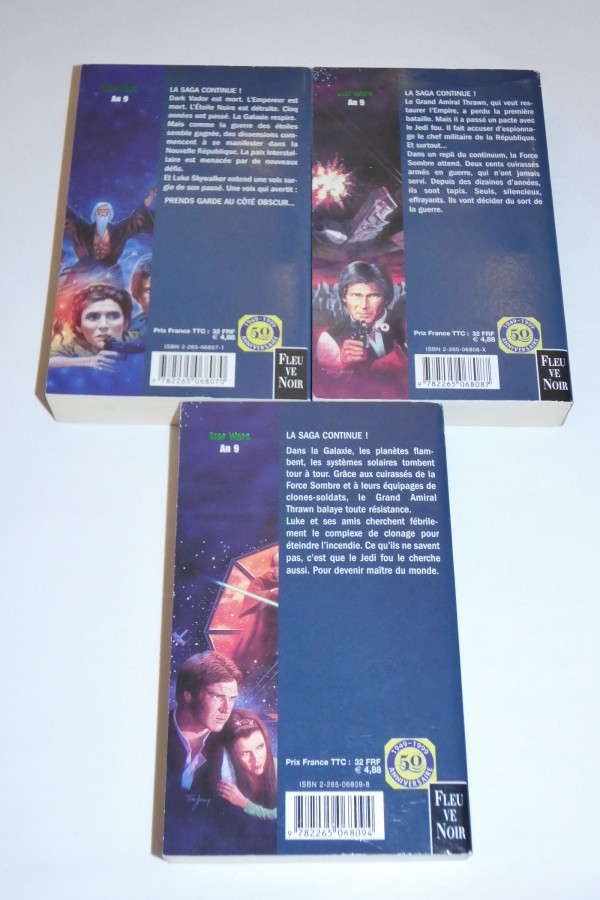 Star Wars - Trilogie La croisade noire du Jedi fou - dos
