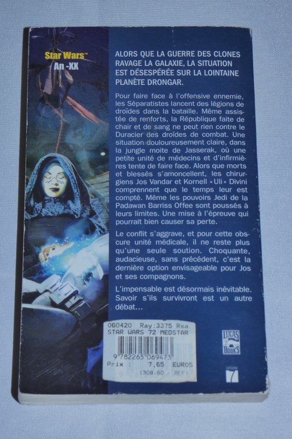 Star Wars - Guérrisseuse Jedi - dos