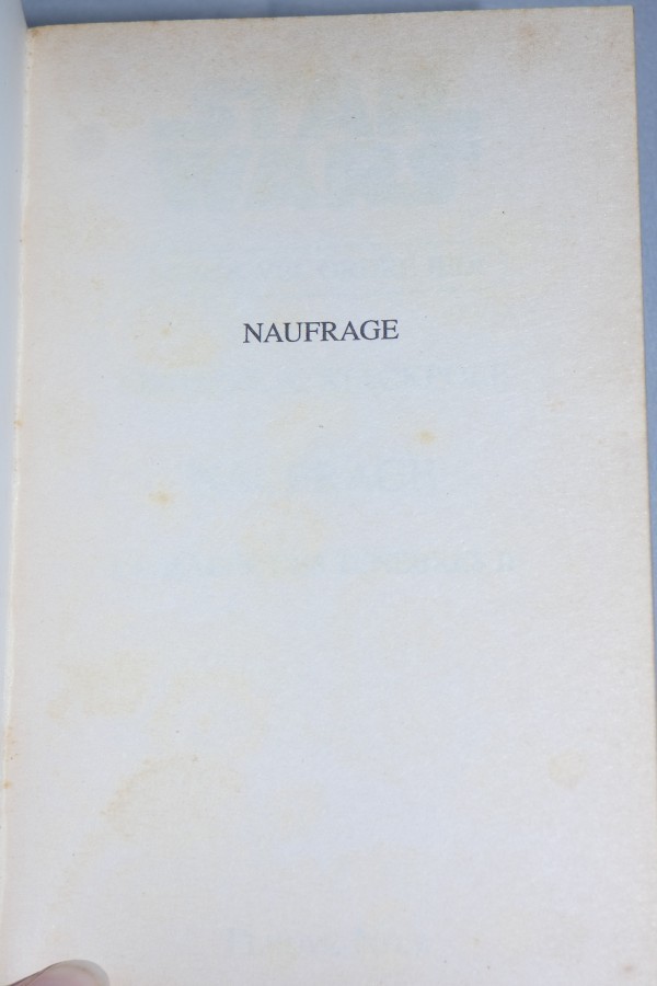 Star Wars - Naufrage - taches de jaunissement