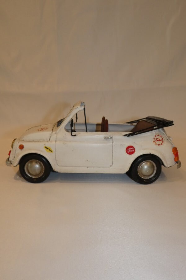 Fiat/Seat 600 cabriolet blanche
