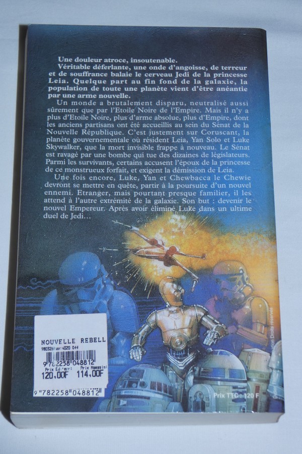 Star Wars - La nouvelle rébellion - dos