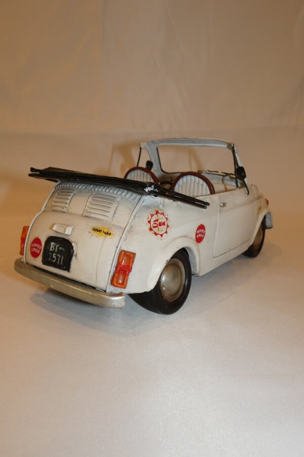 Fiat/Seat 600 cabriolet blanche