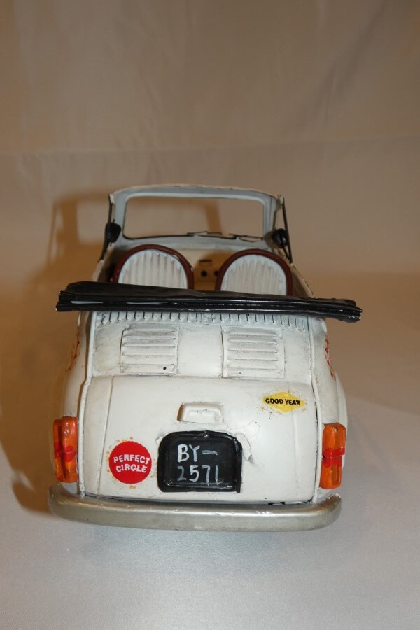 Fiat/Seat 600 cabriolet blanche