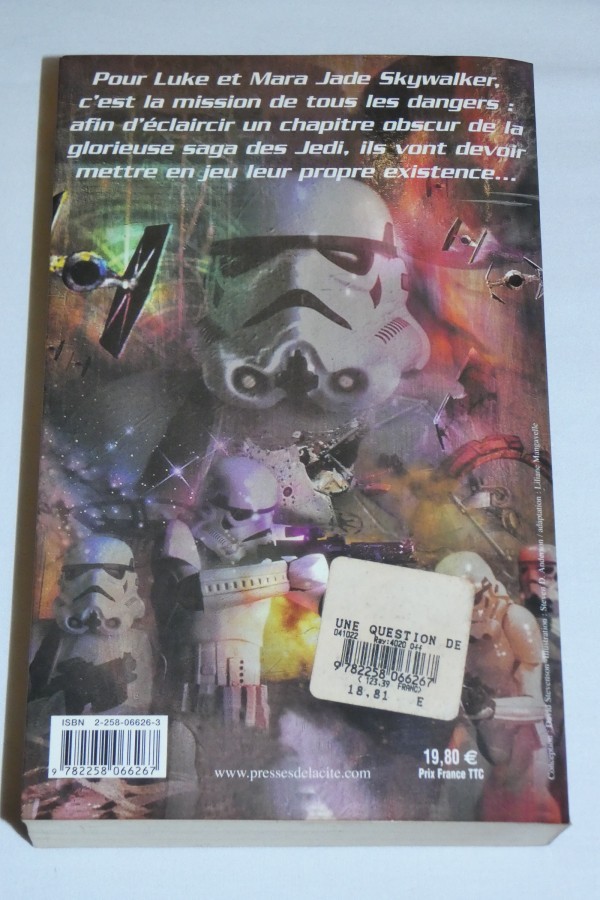 Star Wars - Une question de survie - dos