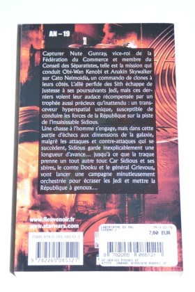Star Wars - Le labyrinthe du mal - dos