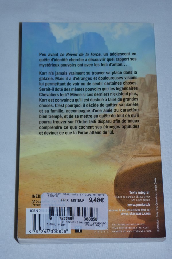 Star Wars - Le collectionneur - dos