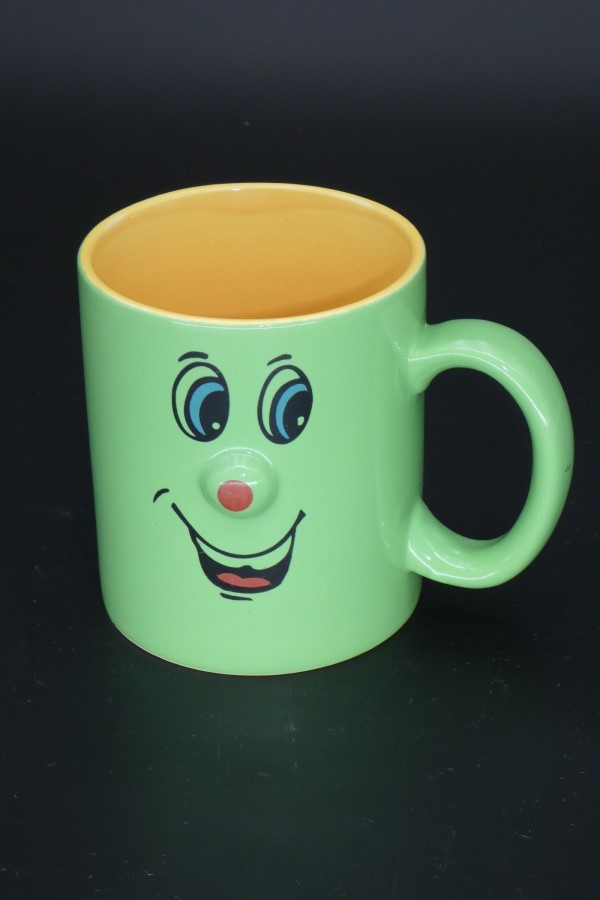 mug sourire vert