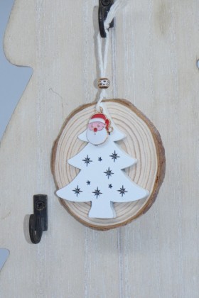 Décoration de Noël à suspendre père Noël