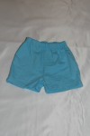 Short uni bleu devant