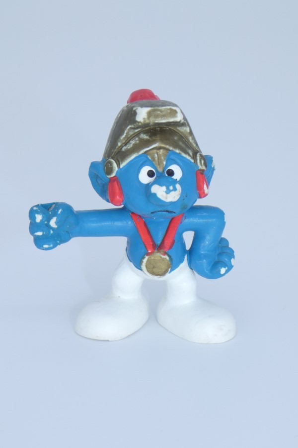 Image du Schtroumpf guerrier sans lance vu de face