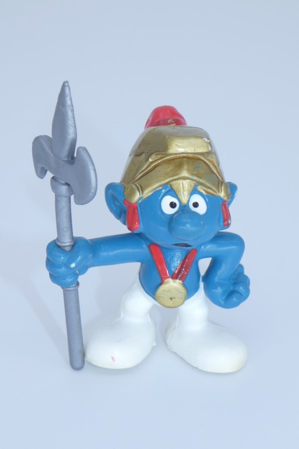 Image du Schtroumpf guerrier vu de face
