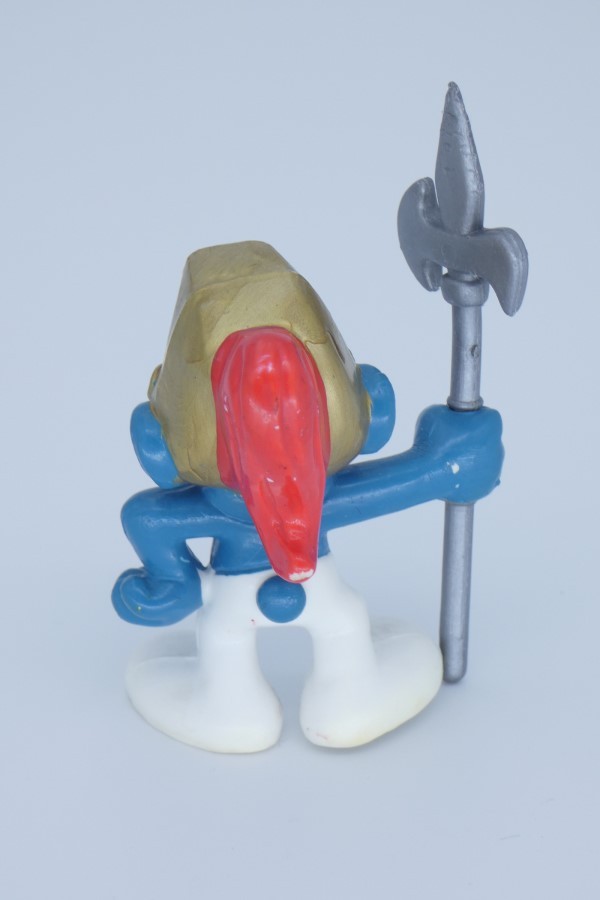 Image du Schtroumpf guerrier vu de dos