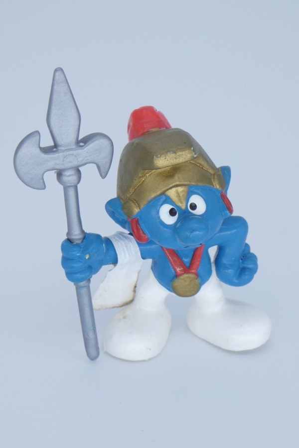 Image du Schtroumpf guerrier vu de face