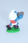 Image du Schtroumpf rugbyman australien vu de dos