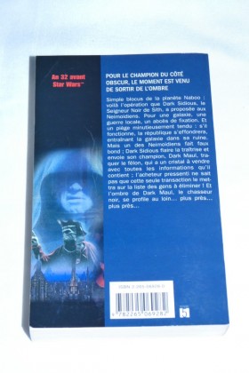 Star Wars - Dark Maul - L'Ombre du Chasseur dos