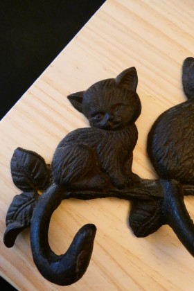 Patère 4 chatons chaton 1