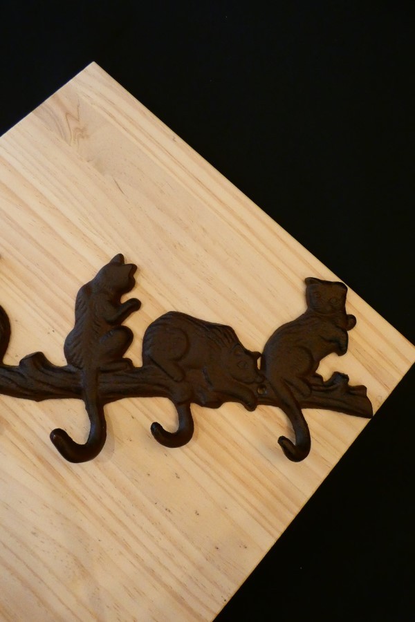 Patère 5 chats chats 3, 4 et 5